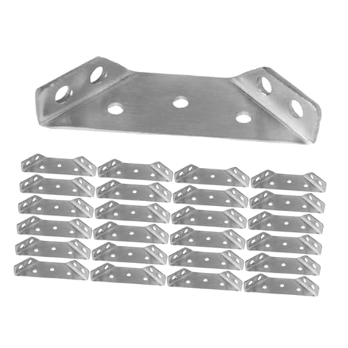 FIXOSHEE 40 Stück Teiliges Edelstahl Eckwinkel Multifunktionale Möbelwinkel für Schränke Ablagen Tische und Sofas Robuste Langlebige Eckverstärkung für Küchen und Badezimmer von FIXOSHEE