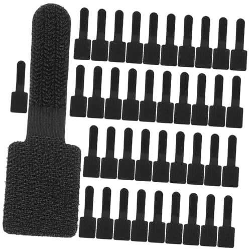 FIXOSHEE 40 Stück Teiliges Kabel Klettband Selbstklebende Kabelhalter aus Hochwertigem Nylon Wiederverwendbare Kabelbinder für Kabelmanagement Starke Fixierung für Daten und Stromkabel FIXOSHEE 40 Stück Teiliges Kabel Klettband Selbstklebende Kabelhalter aus Hochwertigem Nylon Wiederverwendbare Kabelbinder für Kabelmanagement Starke Fixierung für Daten und Stromkabel von FIXOSHEE