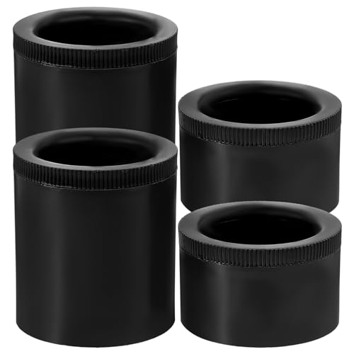 FIXOSHEE 4stücke Verstellbare Möbelbeine Für Sofas Schränke Und Tische Stabile Abs-füße Schwarz Für Höhenanpassung Und Unterstützung Von Möbeln von FIXOSHEE