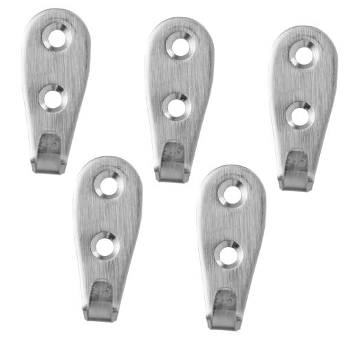 FIXOSHEE 5 Stück Edelstahl Garderobenhaken Robe Hook Wandhaken für Handtücher Jacken Schlüssel Rostfrei Stark Einfache Montage Vielseitig Nutzbar im Bad und Haushalt FIXOSHEE 5 Stück Edelstahl Garderobenhaken Robe Hook Wandhaken für Handtücher Jacken Schlüssel Rostfrei Stark Einfache Montage Vielseitig Nutzbar im Bad und Haushalt von FIXOSHEE