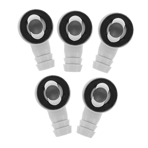 FIXOSHEE 5 Stück Teiliges Durchmesser Ablaufschlauchbogen Universaler Luftkondensat Wasserablauf Adapter Robuster Rohrverbinder für Klimaanlagen Ablaufsysteme von FIXOSHEE
