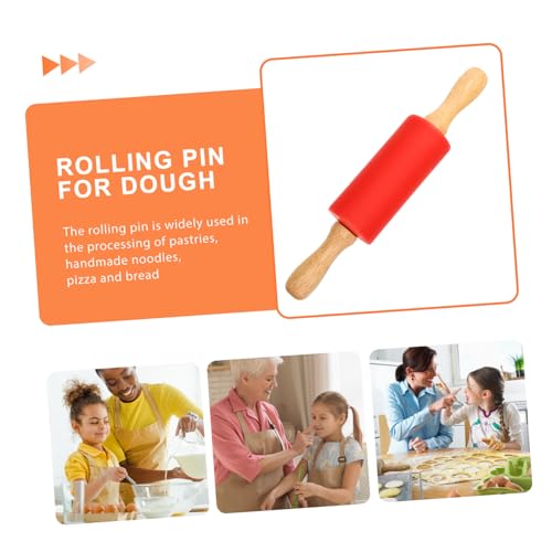 FIXOSHEE 5 Stück Teiliges Holz nudelholz Klein mit Holzgriff zum Ausrollen von Teig Fondant Pasta und Dumplings Sicheres Naturholz Backzubehör für Hobbybäcker FIXOSHEE 5 Stück Teiliges Holz nudelholz Klein mit Holzgriff zum Ausrollen von Teig Fondant Pasta und Dumplings Sicheres Naturholz Backzubehör für Hobbybäcker von FIXOSHEE