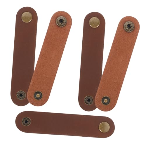FIXOSHEE 5 Stück Teiliges Leder Kabel Organizer mit Festem Sitz Kabelwickler für USB Kopfhörerkabel Strapazierfähige Kabelhalter für Büro und Haushalt Verhinderung von Kabelgewirr und FIXOSHEE 5 Stück Teiliges Leder Kabel Organizer mit Festem Sitz Kabelwickler für USB Kopfhörerkabel Strapazierfähige Kabelhalter für Büro und Haushalt Verhinderung von Kabelgewirr und von FIXOSHEE