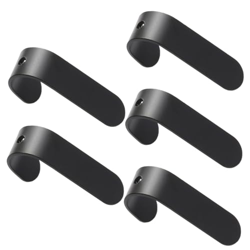 FIXOSHEE 5 Stück Teiliges Nordic Garderobenhaken aus Aluminium Rostfrei Selbstklebend Starke Tragkraft Einfache Montage Dekorative Wandhaken für Badezimmer Küche und Türmontage von FIXOSHEE