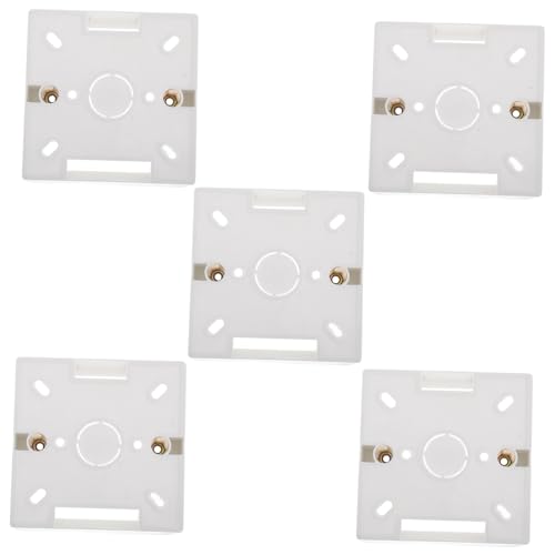 FIXOSHEE 5 Stück Teiliges PVC Elektrokasten für Außenbereich Wetterfeste Abzweigdose mit Großzügigem Innenraum und Verbesserter für Trailer und Elektrische Anschlüsse von FIXOSHEE