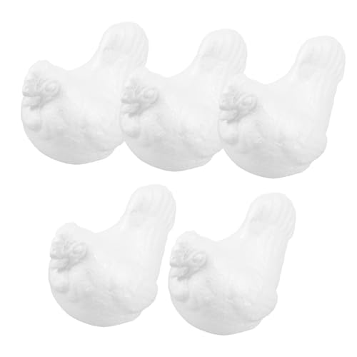 FIXOSHEE 5 Stück Teiliges Schaumstoff Huhn Dekofigur Wetterfestes Hühnermodell für Innen Außen DIY Bemalbar als Fotorequisite Rustikale Party Wohnraumdekoration FIXOSHEE 5 Stück Teiliges Schaumstoff Huhn Dekofigur Wetterfestes Hühnermodell für Innen Außen DIY Bemalbar als Fotorequisite Rustikale Party Wohnraumdekoration von FIXOSHEE