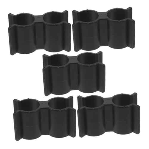 FIXOSHEE 5 Stück Teiliges Set Schwarze Nylon Doppelrohrklemmen Kunststoff Rohrschellen für Yacht Boot und Wohnmobil Vielseitige Rohrverbinder Zubehör FIXOSHEE 5 Stück Teiliges Set Schwarze Nylon Doppelrohrklemmen Kunststoff Rohrschellen für Yacht Boot und Wohnmobil Vielseitige Rohrverbinder Zubehör von FIXOSHEE