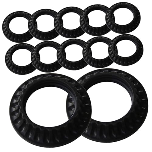 FIXOSHEE 50 Stück Lampenfassung Rutsch Ring aus Feuerfestem Nylon Langlebiger Lampenschirm Halter Einfache Montage Ersatzadapter für Lampensockel von FIXOSHEE