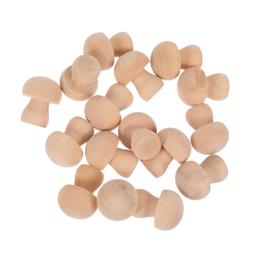 FIXOSHEE 50 Stück Teiliges Holzpilz dekor Naturbelassene DIY pilzornamente zum Bemalen Sichere und Stabile Holzfiguren für Kinderhandwerk Originelles Desktop dekor und Wohnaccessoires FIXOSHEE 50 Stück Teiliges Holzpilz dekor Naturbelassene DIY pilzornamente zum Bemalen Sichere und Stabile Holzfiguren für Kinderhandwerk Originelles Desktop dekor und Wohnaccessoires von FIXOSHEE