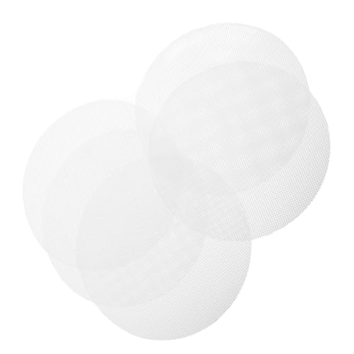 FIXOSHEE 5Stücke Matte Antihaft Pad Rund Wiederverwendbar für Dim Sum Gedämpfte Brötchen Hitzebeständig Leicht zu Reinigen Dampfküchen von FIXOSHEE