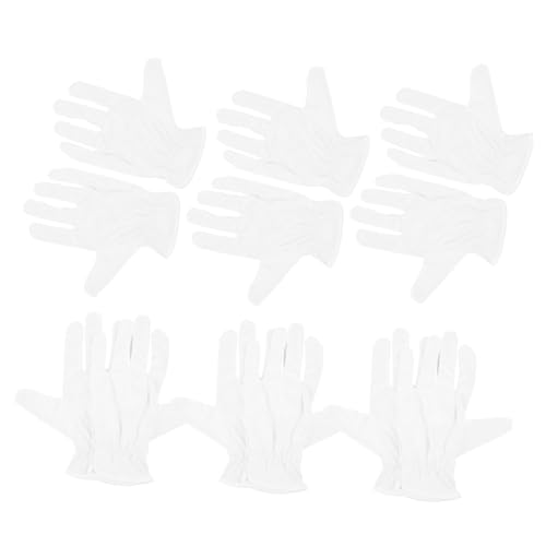 FIXOSHEE 6 Paare Multifunktionale Antistatische Handschuhe aus Ultrafeinem Staubfreiem Tuch Schützend gegen Fingerabdrücke für Schmuckinspektion Uhrmacherarbeiten Etikette Feinarbeiten und FIXOSHEE 6 Paare Multifunktionale Antistatische Handschuhe aus Ultrafeinem Staubfreiem Tuch Schützend gegen Fingerabdrücke für Schmuckinspektion Uhrmacherarbeiten Etikette Feinarbeiten und von FIXOSHEE