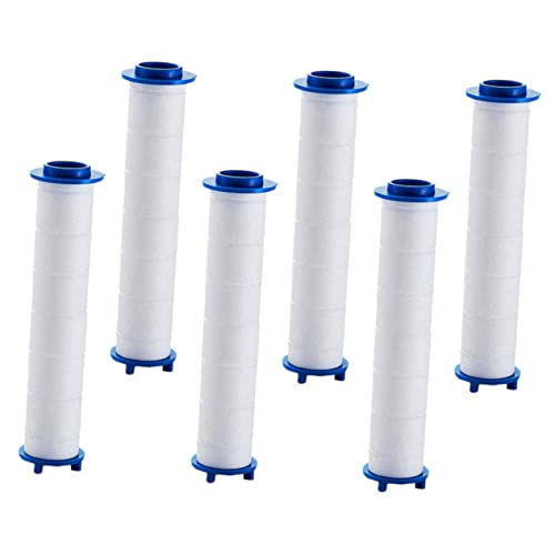 FIXOSHEE 6 Stück Filter Element Filterwechsel Duschfilter Gefilterter Duschkopf Gefilterte Dusche Duschwasserfilter Für Hartes Wasser Universal- Duschen Dusche Mit Wasserenthärter Pp von FIXOSHEE