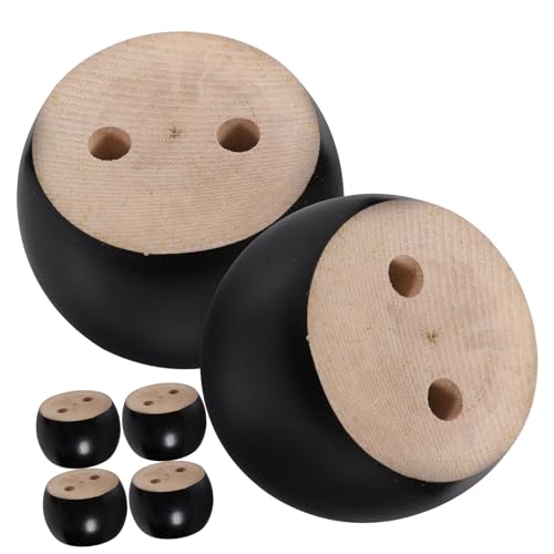 FIXOSHEE 6 Stück Holz Sofa Füße Möbelbeine Buche Massivholz Möbel Beine Ersatz für Sofa Bett Tisch Stabil und Stilvoll für Wohnzimmereinrichtung von FIXOSHEE