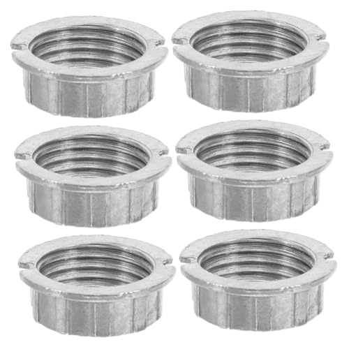 FIXOSHEE 6 Stück Teiliges Lampensockel Außenring für Halogen Lampenfassung Einfache Installation ohne Werkzeug Vielseitig für Schreibtisch und Stehlampen Verbessert Gleichmäßige von FIXOSHEE