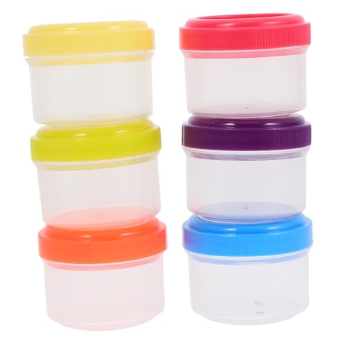 FIXOSHEE 6 Stück Teiliges Mini Saucenbehälter mit Auslaufsicheren Deckeln Wiederverwendbare Kunststoff Gewürz und Dressingboxen Kleine Salat und Dip Aufbewahrungsboxen für Unterwegs FIXOSHEE 6 Stück Teiliges Mini Saucenbehälter mit Auslaufsicheren Deckeln Wiederverwendbare Kunststoff Gewürz und Dressingboxen Kleine Salat und Dip Aufbewahrungsboxen für Unterwegs von FIXOSHEE