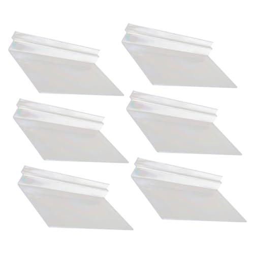 FIXOSHEE 6 Stück Teiliges Transparentes Slatwall Wandregal aus Kunststoff Platzsparendes Schuhdisplay Einfache Montage Modernes Design zur Präsentation und Aufbewahrung von Sneakern und FIXOSHEE 6 Stück Teiliges Transparentes Slatwall Wandregal aus Kunststoff Platzsparendes Schuhdisplay Einfache Montage Modernes Design zur Präsentation und Aufbewahrung von Sneakern und von FIXOSHEE