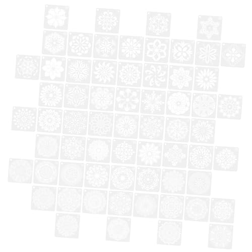 FIXOSHEE 64 Stück Mandala Schablonen Wiederverwendbare Delicate Malvorlagen für DIY Wand Möbeldekoration Waschbare Langlebige Stencils für Kreative Handwerksprojekte und Malübungen FIXOSHEE 64 Stück Mandala Schablonen Wiederverwendbare Delicate Malvorlagen für DIY Wand Möbeldekoration Waschbare Langlebige Stencils für Kreative Handwerksprojekte und Malübungen von FIXOSHEE