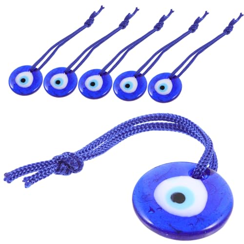 FIXOSHEE 6stücke Türkisches Blaues Auge Hängedekor Delikate Wanddekoration Für Glas-Pendant Für Zuhause Und Auto Als Raumgestaltung FIXOSHEE 6stücke Türkisches Blaues Auge Hängedekor Delikate Wanddekoration Für Glas-Pendant Für Zuhause Und Auto Als Raumgestaltung von FIXOSHEE