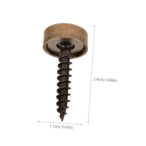 FIXOSHEE 8 Stück Teiliges Dekorative Selbstschneidende Spiegelschrauben mit Abdeckkappen Antikfarbene Metallbefestigung für Spiegel und Möbel Installieren Nahtloses Design Vielseitig FIXOSHEE 8 Stück Teiliges Dekorative Selbstschneidende Spiegelschrauben mit Abdeckkappen Antikfarbene Metallbefestigung für Spiegel und Möbel Installieren Nahtloses Design Vielseitig von FIXOSHEE