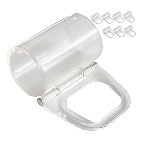 FIXOSHEE 8 Stück Teiliges Roller jalousiegriff aus Robustem Transparenter Kabelloser Fensterrollo zuggriff Langlebig und Zuverlässig für Fenstervorhänge FIXOSHEE 8 Stück Teiliges Roller jalousiegriff aus Robustem Transparenter Kabelloser Fensterrollo zuggriff Langlebig und Zuverlässig für Fenstervorhänge von FIXOSHEE