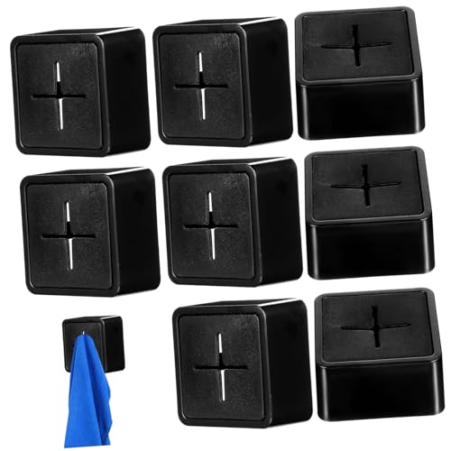 FIXOSHEE 8 Stück Teiliges Selbstklebende Bad Handtuchhalter Schwarze Wandmontage Rutschfeste Silikonhaken für Küche Bad Dusche und Schrank Einfache Kindersichere Handtuchbefestigung FIXOSHEE 8 Stück Teiliges Selbstklebende Bad Handtuchhalter Schwarze Wandmontage Rutschfeste Silikonhaken für Küche Bad Dusche und Schrank Einfache Kindersichere Handtuchbefestigung von FIXOSHEE