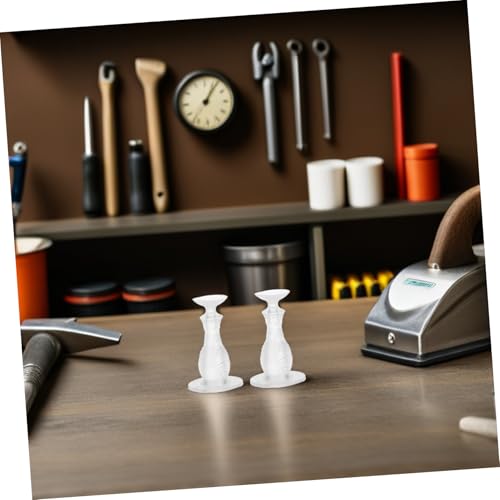FIXOSHEE 8 Stück Teiliges Transparenter Selbstklebender Türstopper mit Stoßdämpfender Geräuschreduzierender Funktion Schutz vor Wandbeschädigungen Bohrfreie Montage für Zuhause Schlafzimmer von FIXOSHEE
