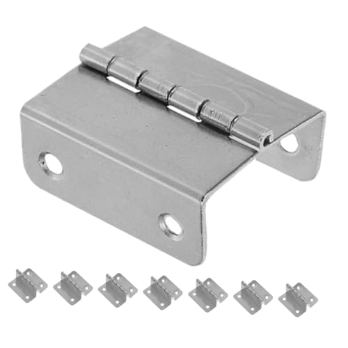 FIXOSHEE 8 Stück Teiliges Vierfach Faltbare Scharniere aus Edelstahl Design für Schranktüren Rechteckige Klappschaniere mit Flexibler Montage und Stabiler Unterstützung bei Möbeln FIXOSHEE 8 Stück Teiliges Vierfach Faltbare Scharniere aus Edelstahl Design für Schranktüren Rechteckige Klappschaniere mit Flexibler Montage und Stabiler Unterstützung bei Möbeln von FIXOSHEE