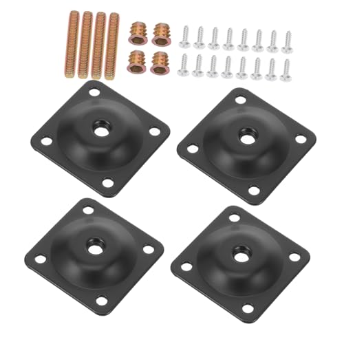 FIXOSHEE Abgewinkelte Flache Möbelbein montageplatten aus Robustem Eisen für Sofa Couchbeine Einfache Installation Langlebige Befestiger für Möbelbeine Ergonomisches Design für Stabile FIXOSHEE Abgewinkelte Flache Möbelbein montageplatten aus Robustem Eisen für Sofa Couchbeine Einfache Installation Langlebige Befestiger für Möbelbeine Ergonomisches Design für Stabile von FIXOSHEE