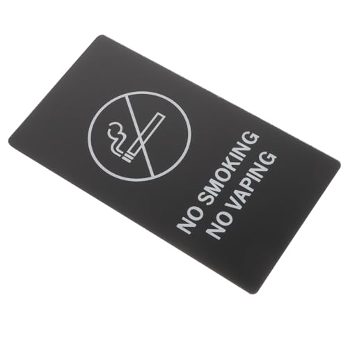 FIXOSHEE Acryl No Smoking Schild Langlebig Wetterfest Warnschild Verbotsschild für Wand Badezimmer Toilette Sicherheitswarnung von FIXOSHEE