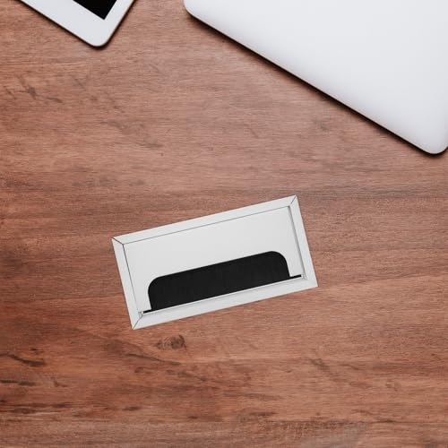 FIXOSHEE Aluminiumlegierung Kabeldurchführung mit Bürstenleiste Staubschutz Robustes Kabelloch für Schreibtisch Kabelmanagement Quadratischer Kabelorganizer für Ordentliche FIXOSHEE Aluminiumlegierung Kabeldurchführung mit Bürstenleiste Staubschutz Robustes Kabelloch für Schreibtisch Kabelmanagement Quadratischer Kabelorganizer für Ordentliche von FIXOSHEE