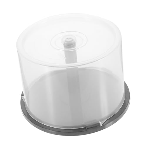 FIXOSHEE Aufbewahrungseimer aus robustem PP Kunststoff leerer Disc Organizer für Scheiben und DVDs kompakter Leichter Speicherbehälter für Zuhause Auto und Büro für einfache Organisation von FIXOSHEE