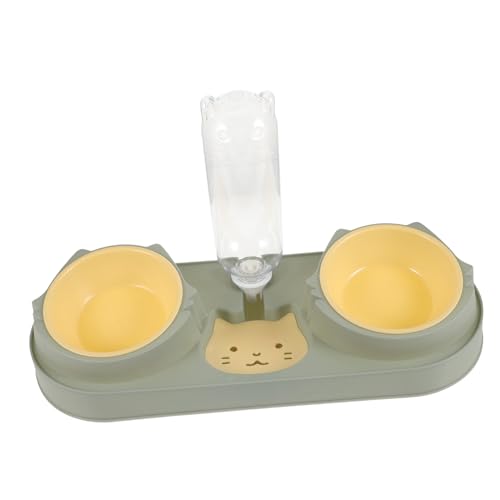 FIXOSHEE Automatischer Doppelnapf Hund Futterspender aus Robustem Kunststoff für Katzen und Hunde Bequemer Futter und Trinkbehälter mit Bissfestem Material Zeitsparend und Sicher in Grün FIXOSHEE Automatischer Doppelnapf Hund Futterspender aus Robustem Kunststoff für Katzen und Hunde Bequemer Futter und Trinkbehälter mit Bissfestem Material Zeitsparend und Sicher in Grün von FIXOSHEE