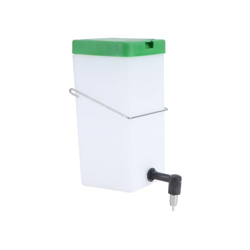 FIXOSHEE Automatischer Kaninchen Trinknapf aus Umweltfreundlichem Kunststoff Auslaufsicherer Wasserspender für Käfig Einfach zu Reinigen Langlebig Geeignet für Kaninchen und Kleintiere von FIXOSHEE