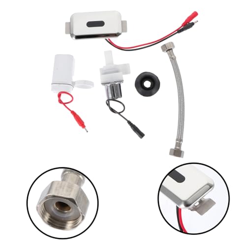 FIXOSHEE Automatisches Urinal spülsystem mit Berührungslosen Sensor Langlebiges für Hygienische Freihändige Betätigung Geeignet für Niederdruck urinalanlagen Einfache Nachrüstung von FIXOSHEE