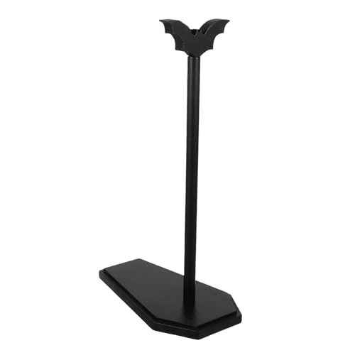 FIXOSHEE Bat Paper Towel Holder Holz Vintage Stil Bat Design Halloween Themen Küchen Bad Theke Organisator Abnehmbar Robust Natürliche Holzstruktur von FIXOSHEE