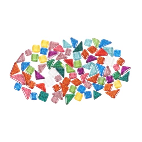 FIXOSHEE Bunte Glitzer Kristall Glassteine Mosaiksteine Unregelmäßige DIY Bastelsteine Handgefertigte Mosaik Fliesen für Dekoration und Kunstprojekte FIXOSHEE Bunte Glitzer Kristall Glassteine Mosaiksteine Unregelmäßige DIY Bastelsteine Handgefertigte Mosaik Fliesen für Dekoration und Kunstprojekte von FIXOSHEE
