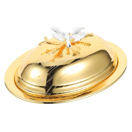 FIXOSHEE Butterdose mit Deckel Vielseitiger Butterhalter und Snackbehälter Europäischer Stil Glatte Oberfläche Leicht zu Reinigen für Butter Käse Desserts und Snacks FIXOSHEE Butterdose mit Deckel Vielseitiger Butterhalter und Snackbehälter Europäischer Stil Glatte Oberfläche Leicht zu Reinigen für Butter Käse Desserts und Snacks von FIXOSHEE