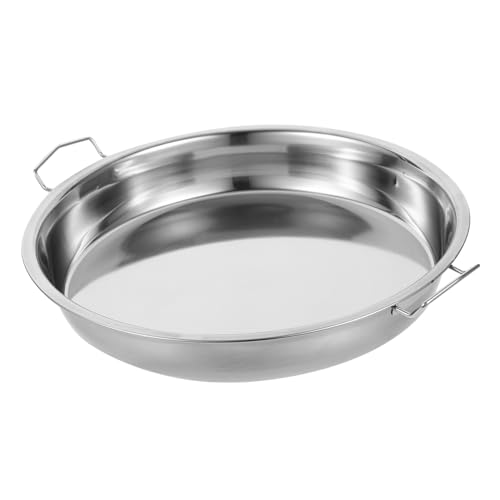 FIXOSHEE Cold Noodle Steaming Plate aus Edelstahl mit Griffen und Magnet Stabiles Dampfgarer Tablett für Vielseitiges Dünsten Langlebig und Spülmaschinenfest für Haushalt und Festtage von FIXOSHEE