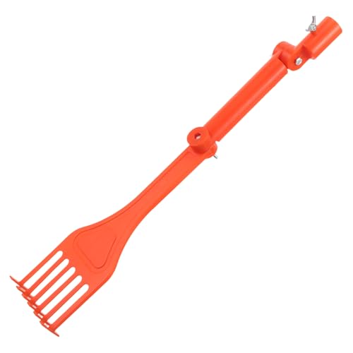 FIXOSHEE Dachrinnenreinigungsset Mini Rechen mit Drehbarem Griff Robustes Outdoor Werkzeug zur Schnellen Entfernung von Laub und Verstopfungen Effizienter Dachrinnen und Fallrohrreiniger von FIXOSHEE
