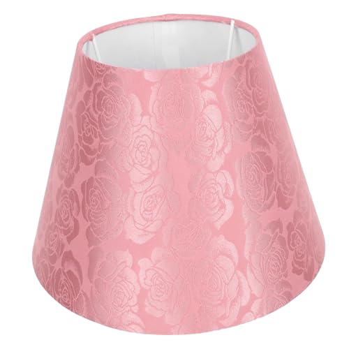 FIXOSHEE Dekorativer Chrysanthemen Stickerei Jacquard Lampenschirm aus Stoff Langlebig und Leicht für Tischlampe Schlafzimmer Wohnzimmer Büro Eleganter Nachttisch Lampenzubehör in Tiefrosa FIXOSHEE Dekorativer Chrysanthemen Stickerei Jacquard Lampenschirm aus Stoff Langlebig und Leicht für Tischlampe Schlafzimmer Wohnzimmer Büro Eleganter Nachttisch Lampenzubehör in Tiefrosa von FIXOSHEE