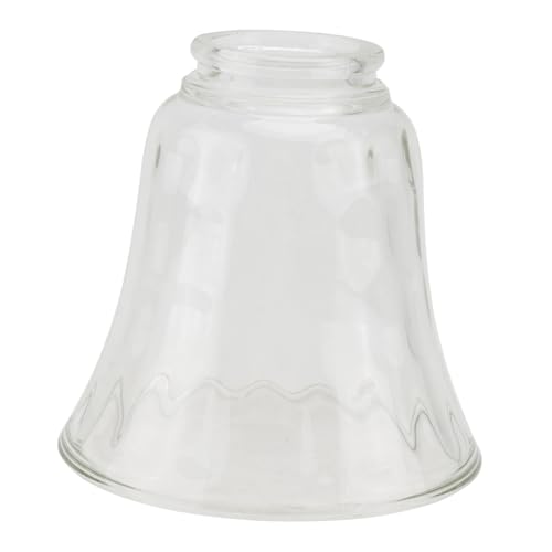 FIXOSHEE Dekorativer Lampenschirm aus Hochwertigem Glas Transparent Verschleißfest für Tischlampen Kronleuchter Deckenleuchten für Schlafzimmer Wohnzimmer Hotel Schafft Warme Atmosphäre von FIXOSHEE