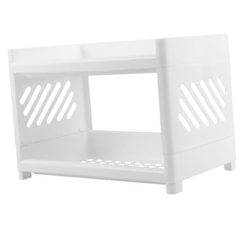 FIXOSHEE Desktop aufbewahrungsregal aus Stabilem Kunststoff Doppellagig rutschfest für Badezimmer Küche und Schreibtisch Vielseitiger Organizer für Kosmetik Toilettenartikel und FIXOSHEE Desktop aufbewahrungsregal aus Stabilem Kunststoff Doppellagig rutschfest für Badezimmer Küche und Schreibtisch Vielseitiger Organizer für Kosmetik Toilettenartikel und von FIXOSHEE
