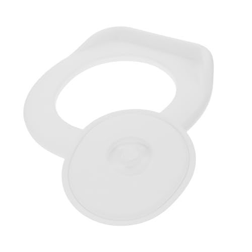 FIXOSHEE Dicker Tragbarer Toilettensitz mit Deckel Notfall toilettenauflage aus Kunststoff Einfache Installation Komfortabel und Hygienisch Geeignet für Camping Baustellen und Ältere von FIXOSHEE