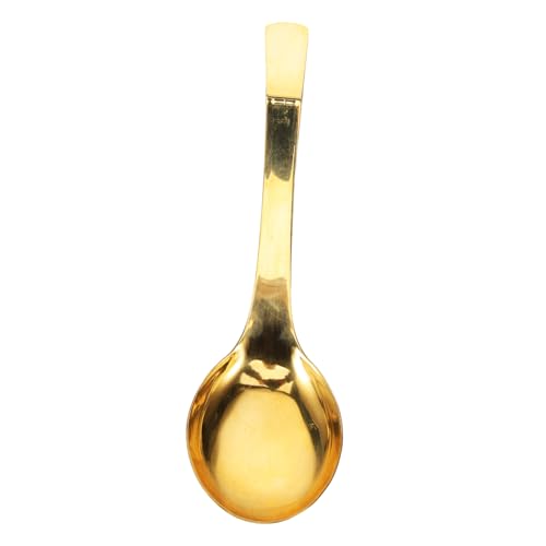 FIXOSHEE Dickwandiger Messing Suppenkelle mit Großem Rundem Löffelkopf Ergonomisch Langem Griff Rostfrei Vielseitig für Suppen Soßen und Breie im Haushalt Geeignet FIXOSHEE Dickwandiger Messing Suppenkelle mit Großem Rundem Löffelkopf Ergonomisch Langem Griff Rostfrei Vielseitig für Suppen Soßen und Breie im Haushalt Geeignet von FIXOSHEE