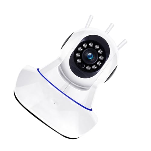 FIXOSHEE Drahtlose Überwachungskamera mit Nachtsicht Panoramablick und Bewegungsmelder Babyphone Funktion Fernbedienung per App Flexible Installation für Innen und Außen Starke von FIXOSHEE