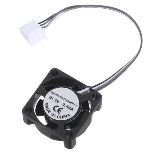 FIXOSHEE Drucker Wärmeableitungslüfter 3D Drucker Extruder Temperaturregelung Druckerteile Hotend Kühllösung Ersatzteil Kunststoff Schwarz FIXOSHEE Drucker Wärmeableitungslüfter 3D Drucker Extruder Temperaturregelung Druckerteile Hotend Kühllösung Ersatzteil Kunststoff Schwarz von FIXOSHEE