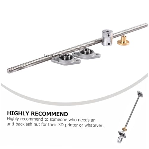 FIXOSHEE Drucker Zubehör Gewindespindel mit Kupfermutter und Lagerblock Präzise Anti backlash Robust für Cnc Fräse und DIY Projekte FIXOSHEE Drucker Zubehör Gewindespindel mit Kupfermutter und Lagerblock Präzise Anti backlash Robust für Cnc Fräse und DIY Projekte von FIXOSHEE