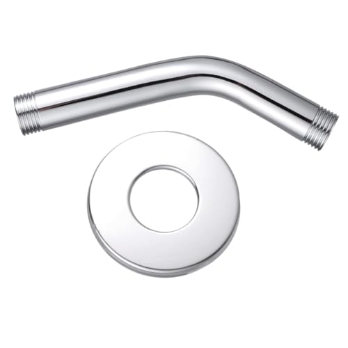 FIXOSHEE Duscharm und Flansch aus Edelstahl Wandmontage für Festen Duschkopf Halterung Kompatibel mit Handbrause Robustes Design für Badezimmerinstallation von FIXOSHEE