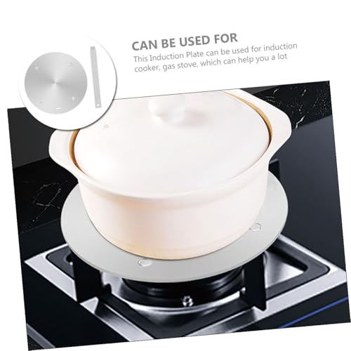 FIXOSHEE Edelstahl Induktionsadapterplatte Hitzebeständiger Wärmeverteiler für Gasherde und Induktionskochfelder Gleichmäßige Hitzeverteilung Robustes Material Einsetzbar FIXOSHEE Edelstahl Induktionsadapterplatte Hitzebeständiger Wärmeverteiler für Gasherde und Induktionskochfelder Gleichmäßige Hitzeverteilung Robustes Material Einsetzbar von FIXOSHEE