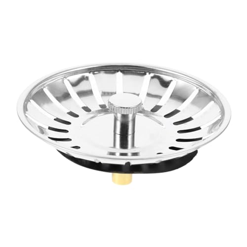 FIXOSHEE Edelstahl Küchenspüle Abflusssieb Stopper mit Glatten Kanten Rostfrei Verhindert und Hält Wasser Zurück Geeignet für Spüle und Gemüsewäsche Einfach zu Reinigen und Sicher FIXOSHEE Edelstahl Küchenspüle Abflusssieb Stopper mit Glatten Kanten Rostfrei Verhindert und Hält Wasser Zurück Geeignet für Spüle und Gemüsewäsche Einfach zu Reinigen und Sicher von FIXOSHEE